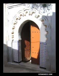 بوابة مسجد الشرفة بمدينة تلمسان