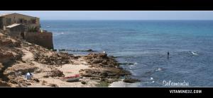 هواة الصيد على شاطئ سلامندر (ولاية مستغانم)