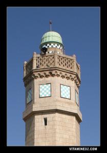 منارة المسجد القديم لحي طوبانة بعد إعادة ترميمه (مدينة تلمسان)