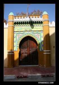 باب المسجد القديم لحي طوبانة بعد إعادة ترميمه (مدينة تلمسان)