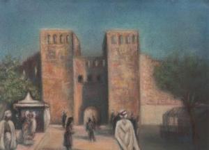 لوحة زيتية لمدينة تبسة