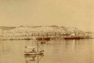صورة لميناء الجزائر العاصمة سنة 1880
