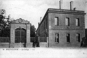 إكمالية مستغانم في الفترة الإستعمارية