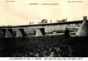 جسر الشلف الشهير سنة 1900