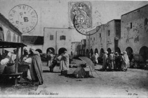 السوق القديم لمدينة بسكرة (الفترة الإستعمارية)