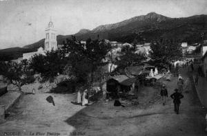 الساحة الرئيسية لمدينة بجاية  (الفترة الإستعمارية)