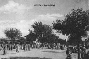 شارع مزاب بولاية الجلفة (الفترة الإستعمارية)