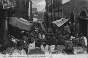 الشارع اليهودي بلمدينة وهران (الفترة الإستعمارية)