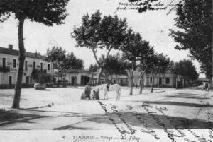 الساحة المركزية بقرية سطاولي (الفترة الإستعمارية)