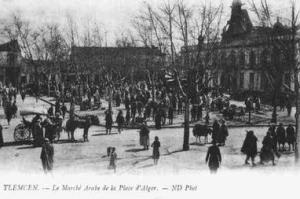 السوق العربي بمدينة تلمسان (الفترة الإستعمارية)