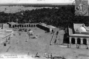 صورة شاملة لواحة نخيل بضواحي توڨرت (الفترة الإستعمارية)