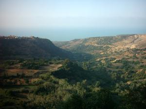 منظر للبحر الأبيض المتوسط منذ منطقة ويليس