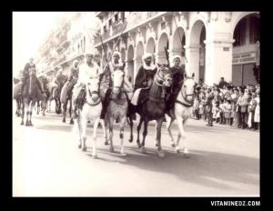 أول حفل لإندلاع الثورة التحريرية في الجزائر (1 نوفمبر 1962)