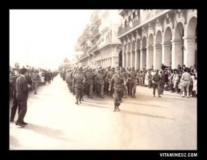 أول حفل لإندلاع الثورة التحريرية في الجزائر (1 نوفمبر 1962)