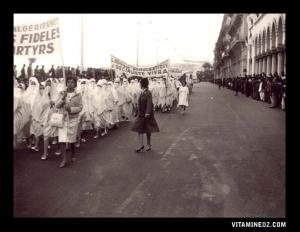 أول حفل لإندلاع الثورة التحريرية في الجزائر (1 نوفمبر 1962)