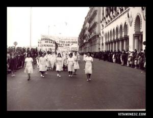 أول حفل لإندلاع الثورة التحريرية في الجزائر (1 نوفمبر 1962)