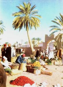 سوق الخضر و الفواكه بمدينة بسكرة