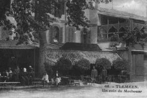 صورة ملتقطة من قلعة المشور بمدينة تلمسان (الفترة الإستعمارية)