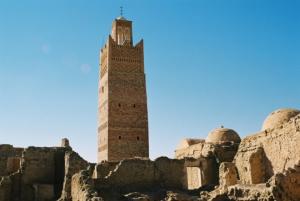 منارة مسجد تماسين بمدينة توڨرت