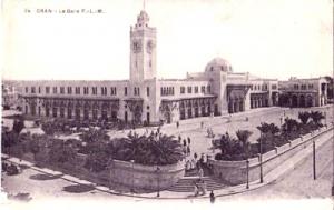 محطة القطار لمدينة وهران سنة 1941