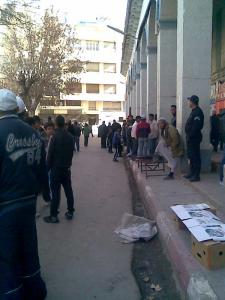 EMEUTES DU 27 JANVIER 2012 A TIARET