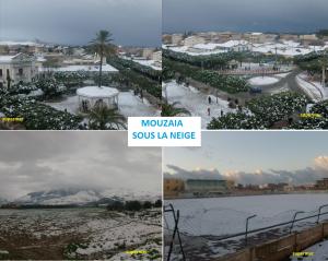 Neige et froid à Mouzaia