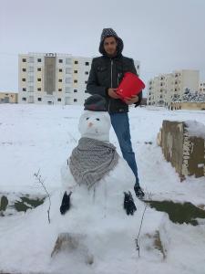 LE BONHOMME DE NEIGE ET SUR L HIVER