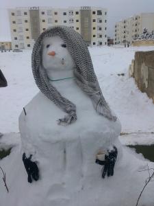 Faire un bonhomme de neige