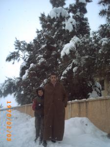 La nature recouverte de neige