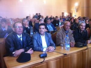 Mémorial des défunts arbitres de Mostaganem...l’acceuil des invités au niveau de L’APW