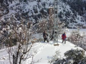 منطقة  المروج  تحت الثلوج