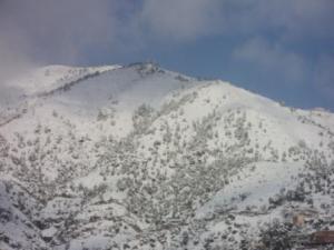 منطقة  المروج  تحت الثلوج