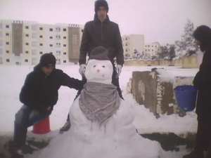 طريقة صنع رجل ثلجي