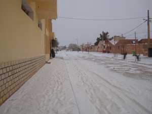 مدينة معمورة تحت الثلوج