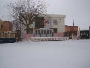 مدينة معمورة تحت الثلوج