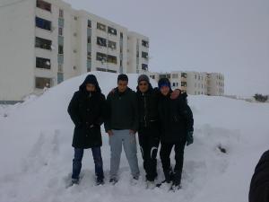 LA NEIGE A COUVERT TOUTE LA REGION DE KAIS