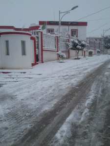 مدينة زبوجة تحت الثلوج