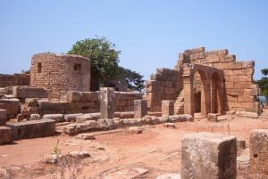 آثار كنيسة بيزنطية من العهد الروماني