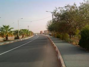 Sur la route de l'Université d'Adrar