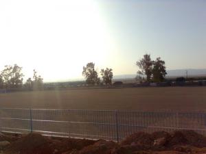 Stade de el Hmadna  en phase de construction (Wilaya de Chlef)