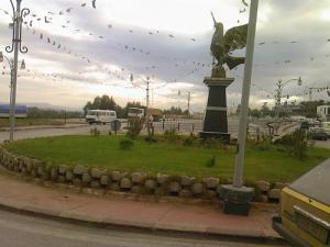 Une Colombe Taillée dans la Pierre au Centre ville de Chlef