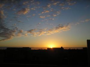 Un superbe Lever de Soleil sur la ville de Laghouat