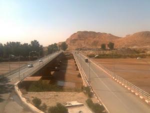 Double Pont Oued M'zi - depuis le new viaduc (Wilaya de Laghouat)