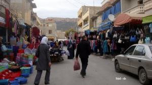 Quartier commerçant au centre ville de Oum el Bouaghi
