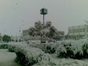 Siège de la commune de Oum el Bouaghi sous la neige