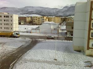 Neige sur la ville de Oum el Bouaghi