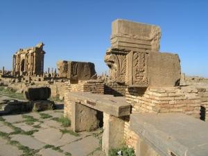 Le marché Romain de Timgad