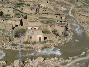 Ruines d'un village dans la périphérie de Batna