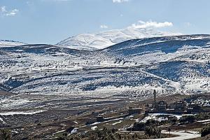 Beauté de Batna sous la neige