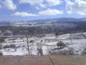 La périphérie de Batna sous la neige